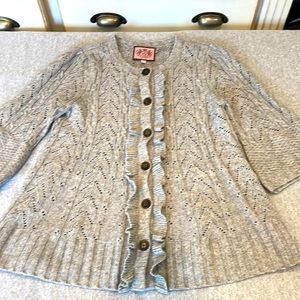 Juicy Couture Cashmere Bell sleeve Cardigan